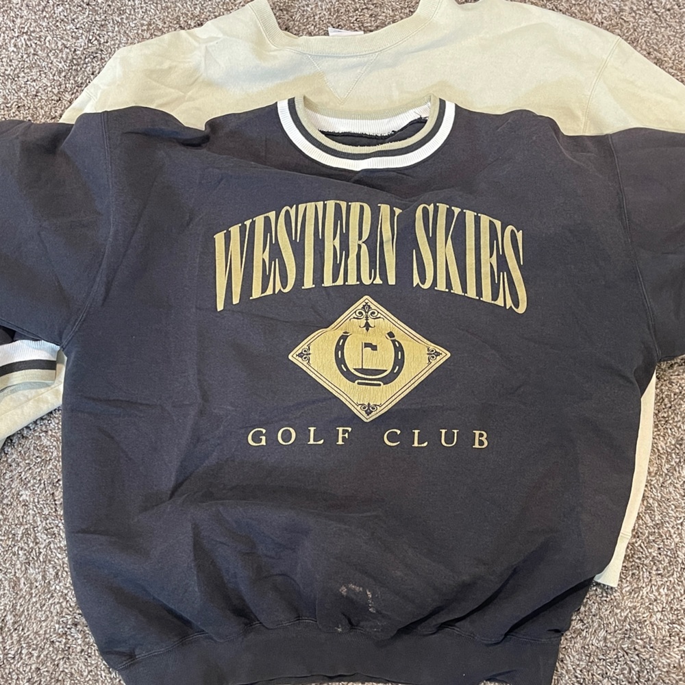 Vintage country club crew neck sweater XL